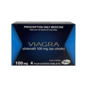 Viagra (sildenafil) 100mg Tablets, 4 pack
