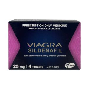 Viagra (sildenafil) 25mg Tablets, 4 pack
