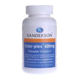 Ester-plex Vitamin C 600mg Orange, 220 chewable tablets